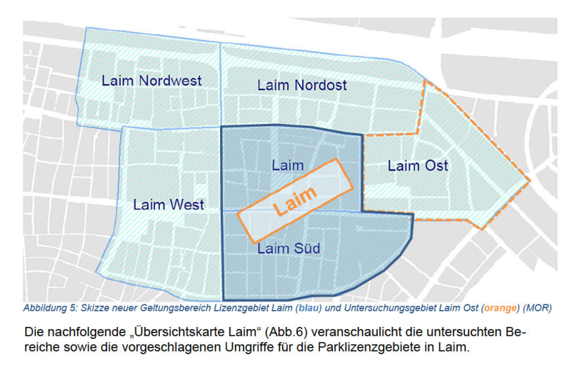 Planungsunterlage Parklizenzierung Laim